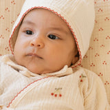 Gauze Bundle Set in Embroidered Cherries