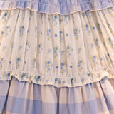 Amber Dress in Blue Gingham