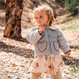 Quilted Jacket in Denim Darling