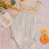 Crochet Clip Set in Blue Bouquet