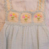 Crochet Bubble in Blue Bouquet