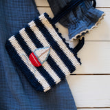 Crochet Purse in Sail Away