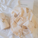 Gauze Bundle Set in Embroidered Bouquet