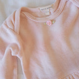 Tie-dye Onesie in Baby Pink