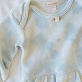 Tie-dye Onesie in Baby Blue