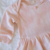 Tie-dye Onesie in Baby Pink