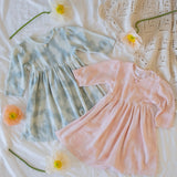 Tie-dye Dress in Baby Pink