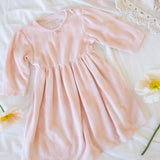 Tie-dye Dress in Baby Pink