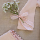 Pima Embroidered Bundle Set in Pink Lamb