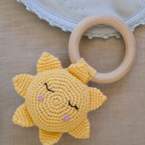Crochet Rattle in Sun