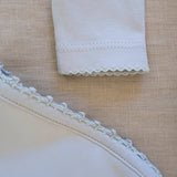 Pima Embroidered Bundle Set in Blue Lamb