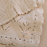 Knitted Blanket in Natural