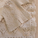 Royal Alpaca Knit Cardigan in Cream