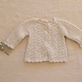 Royal Alpaca Knit Cardigan in Cream