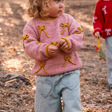 Bow Sweater in Stardust