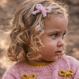 Knitted Bows in Stardust