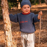 Apres Ski Sweater in Midnight Blue