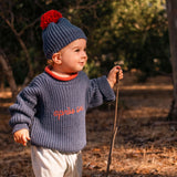 Apres Ski Sweater in Midnight Blue