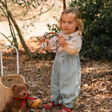 Overall Romper in Denim Darling