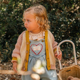Overall Romper in Denim Darling