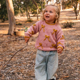 Bow Sweater in Stardust