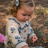 Ines Cardigan in Midnight Bloom