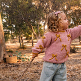 Bow Sweater in Stardust