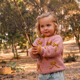 Bow Sweater in Stardust