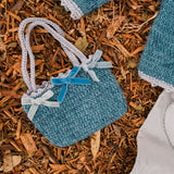 Crochet Purse - Aegean Blue