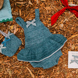 Crochet Purse - Aegean Blue