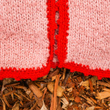 Velvet Bow Sweater - Rosewood/Ruby