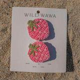 Crochet Clip Set in Strawberries