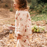 Quilted Jacket in Cherry Bloom