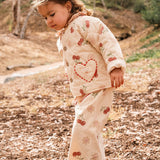 Quilted Jacket in Cherry Bloom