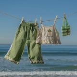 Wide-Leg Pant Set in La Vie en Palm