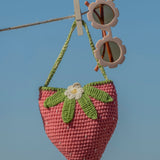 Crochet Purse in Strawberries