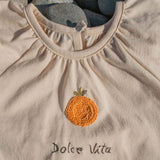 S/S Ruffle Skirt Set in Dolce Vita