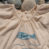 S/S Ruffle Skirt Set in Fiori di Mare