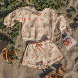 Sweatshirt Set in Cherry Crush