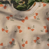 Sweatshirt Set in Cherry Crush
