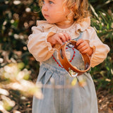 Overall Romper in Denim Darling