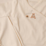Pima Embroidered Bundle Set in Honey Bear