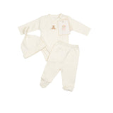 Pima Embroidered Bundle Set in Flower Bear
