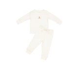 Pima Embroidered Pajama Set in Flower Bear