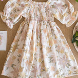 Ivy Dress - Mauve Meadow