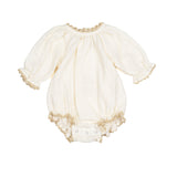 Gauze Romper in Cloud