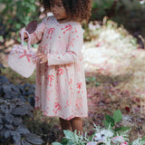 Velvet Clip Set - Vintage Bows Dusty Pink