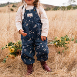 Overall Romper in Midnight Bandana