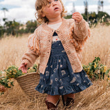 Fringed Cardigan in Prairie Sand