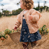 Fringed Cardigan in Prairie Sand